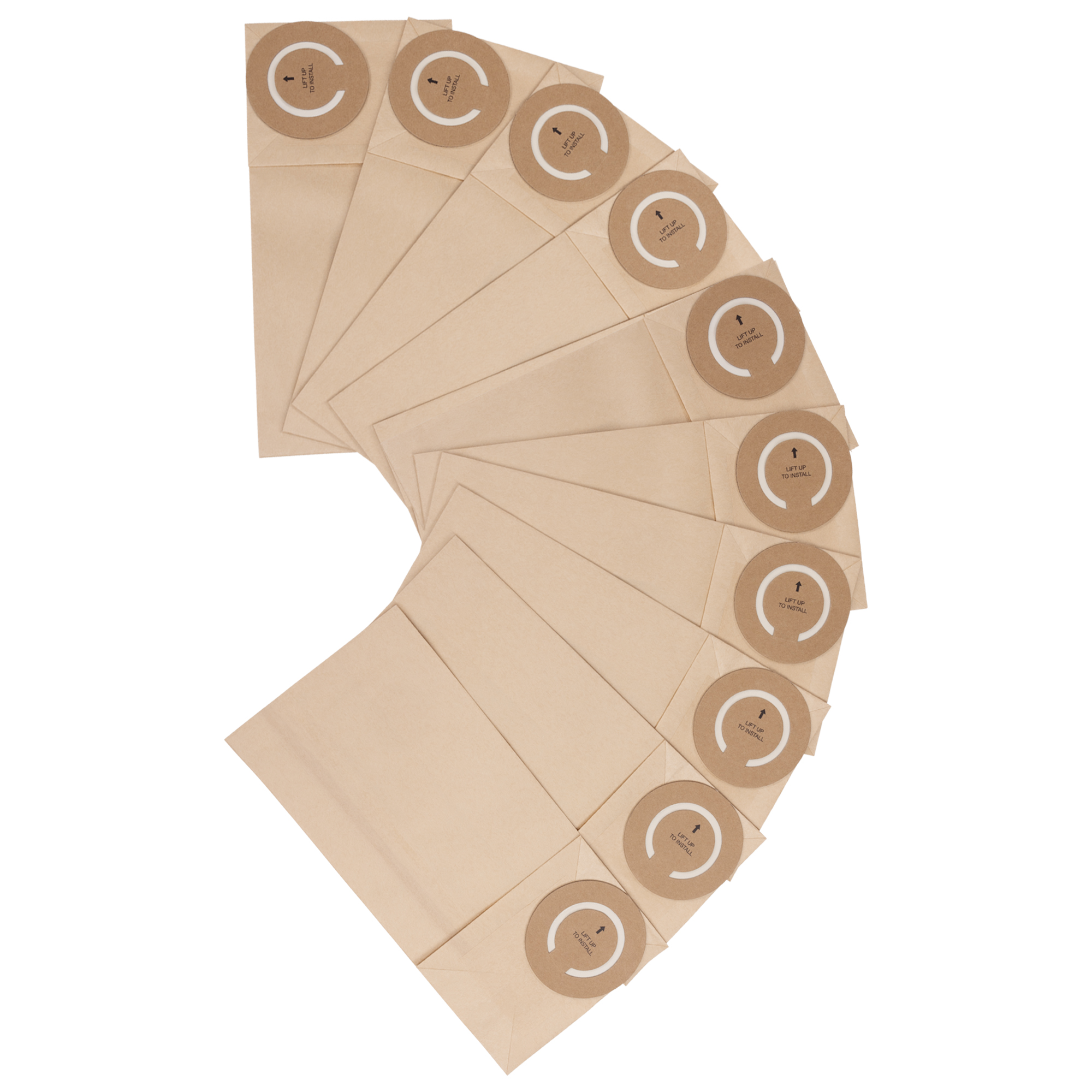 Hoover Commercial Backpack Dust Bags 10 Pack